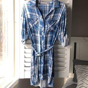 Bella Dahl Button Down Pocket Shirt Dress